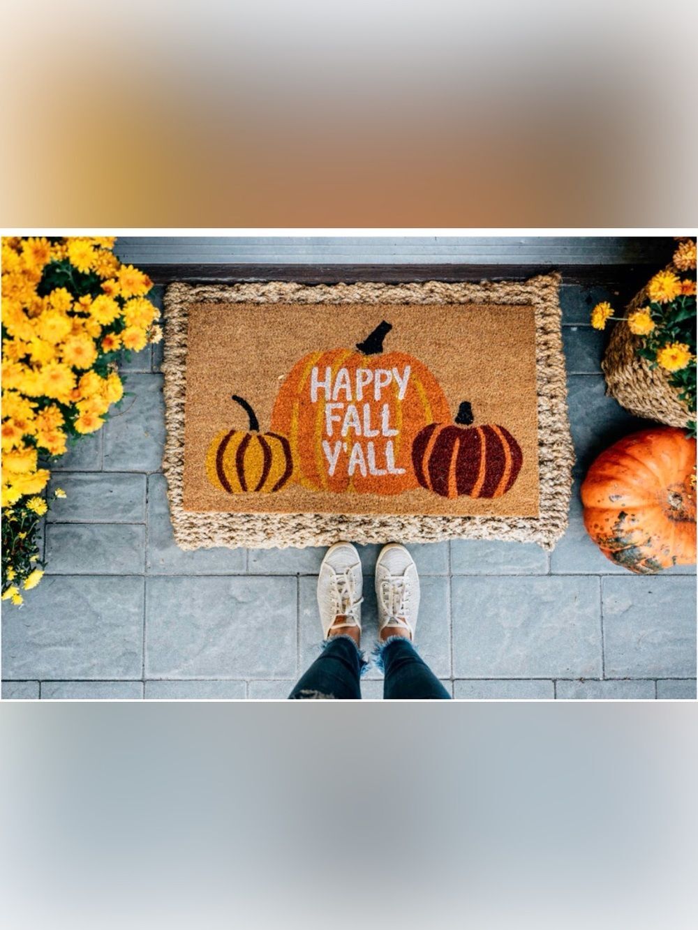 NWT Fall Outdoor Mat